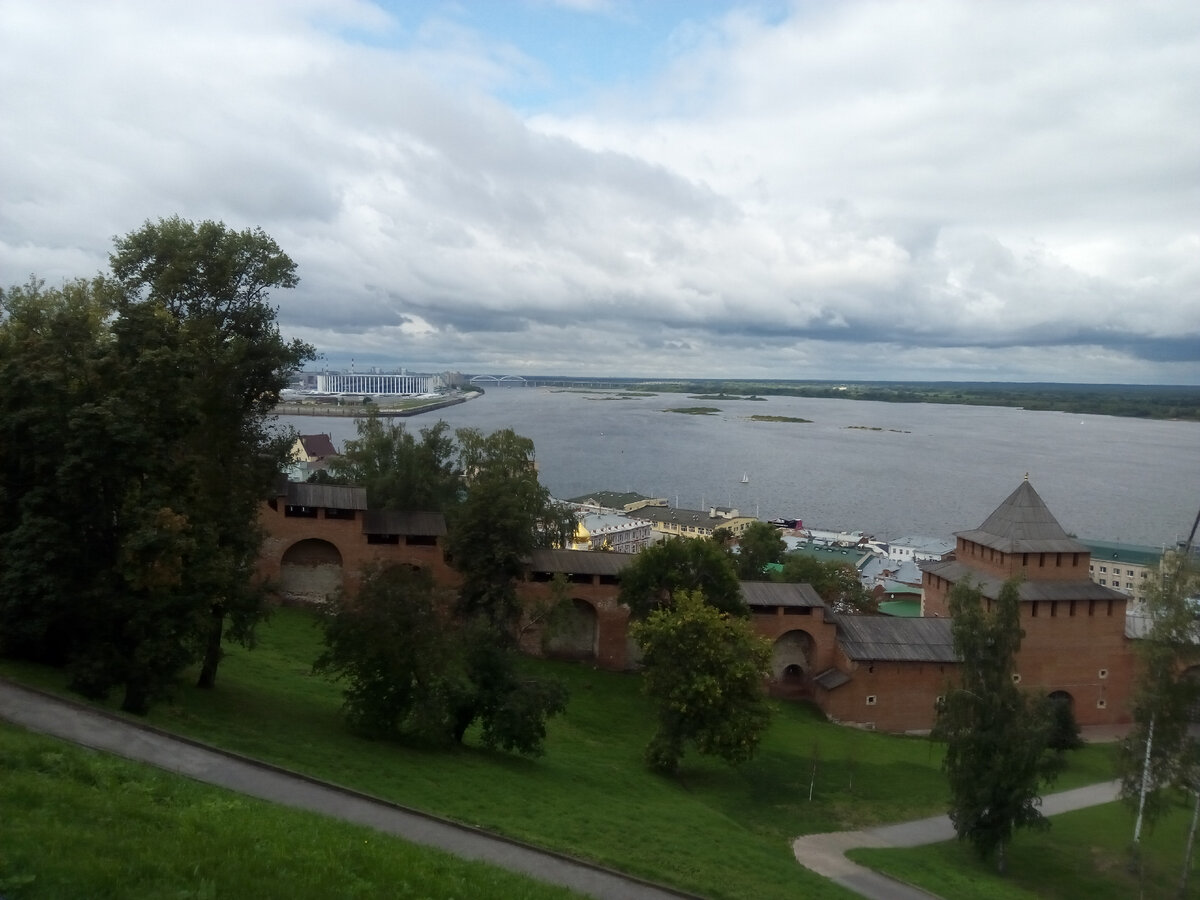 Ока впадает в Волгу Нижний Новгород