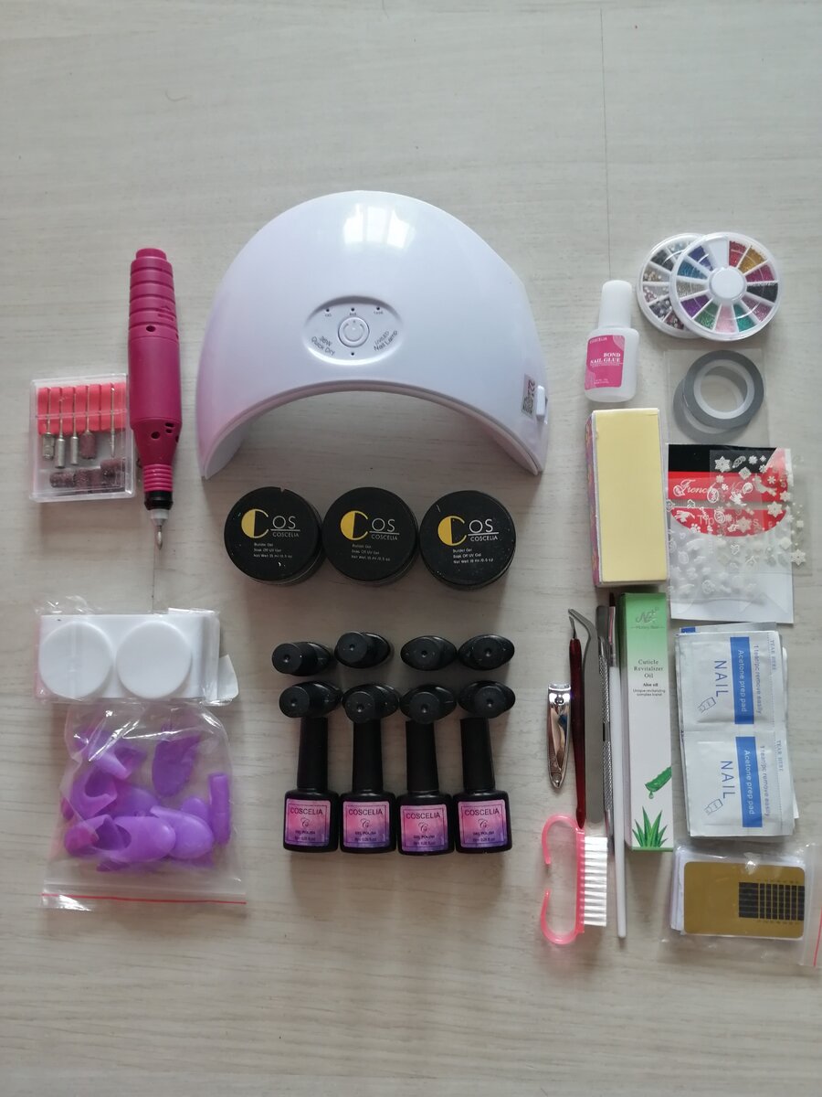 Маникюрный набор гель-лак с aliexpress. 