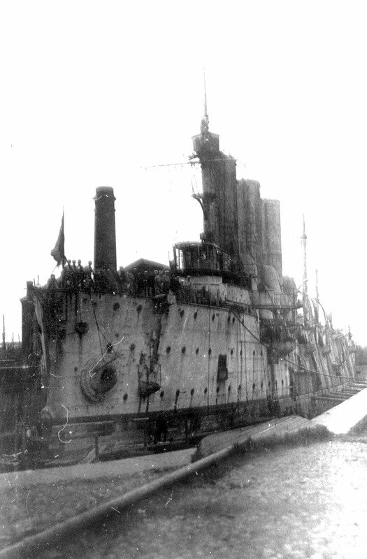 "Аврора" на ремонте, 1922
