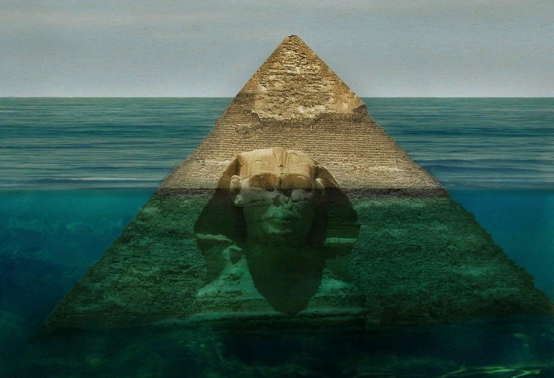 Сфинкс в воде. Источник: https://zapredelami.net/