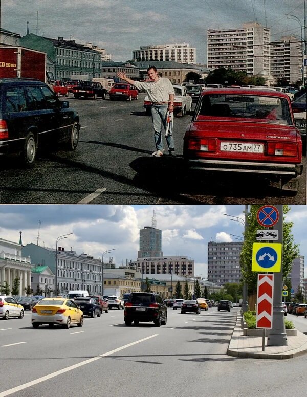 Москва при лужкове и собянине сравнение фото