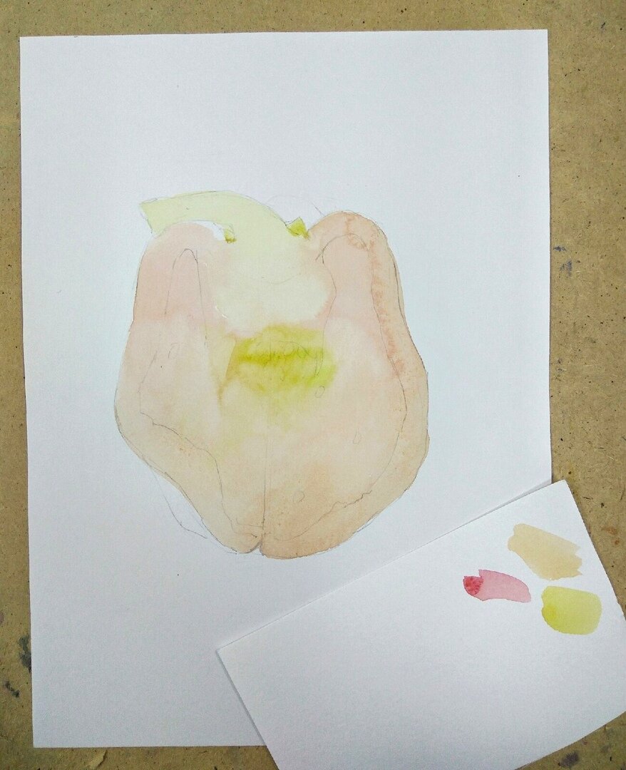 Первая заливка