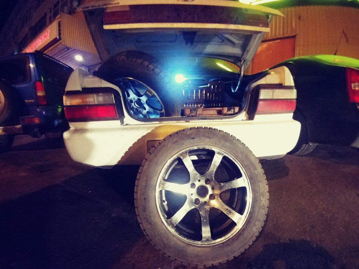 20+ летний автомобиль в естественной среде