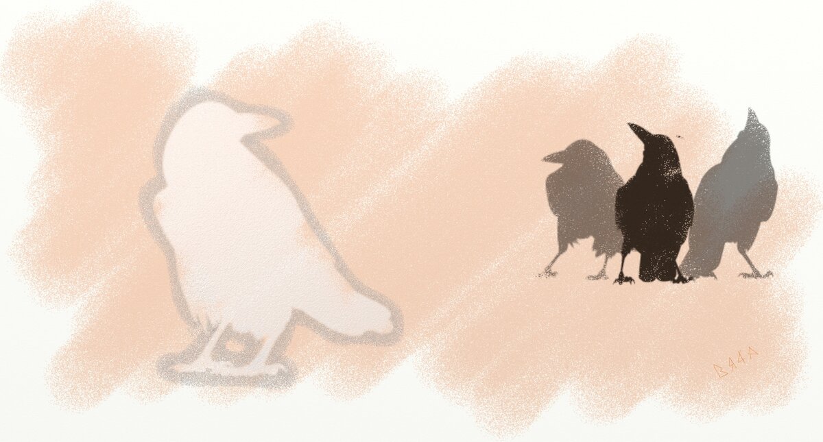 Альбинос - избранный Природой. "Белая ворона" - Высшими силами.