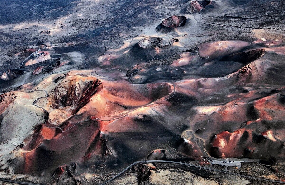 Пейзаж острова Лансароте