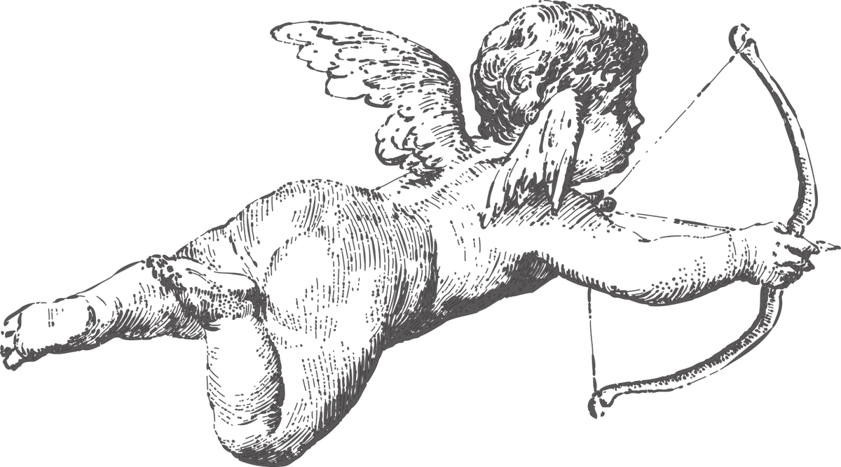 Эрос (Эрот) в римской мифологии известен как Купидон, или Амур.