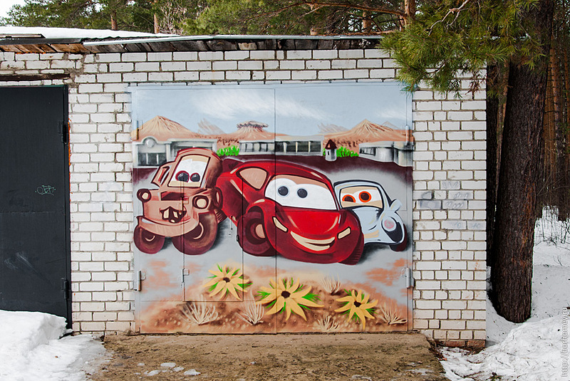 Что можно нарисовать на гараже