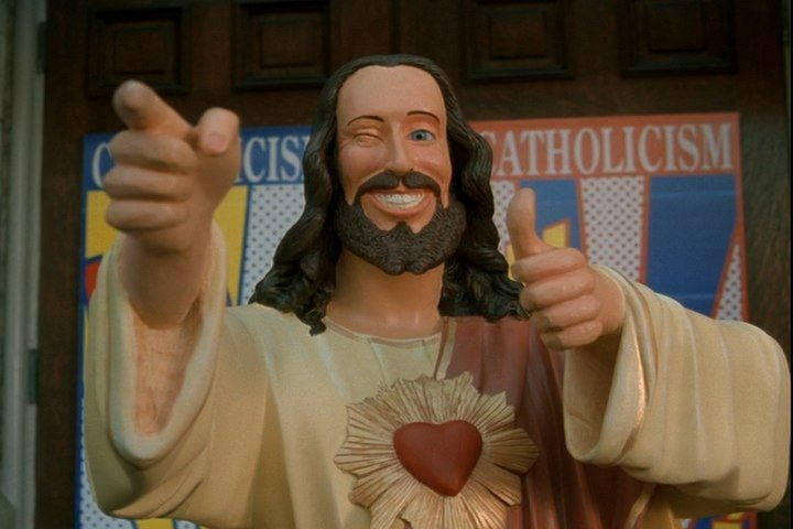Статуя Иисуса из фильма "Догма"