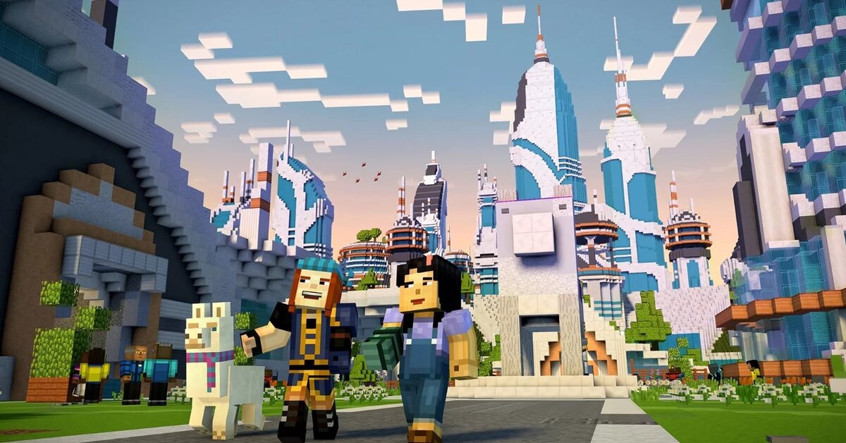 Город в Minecraft