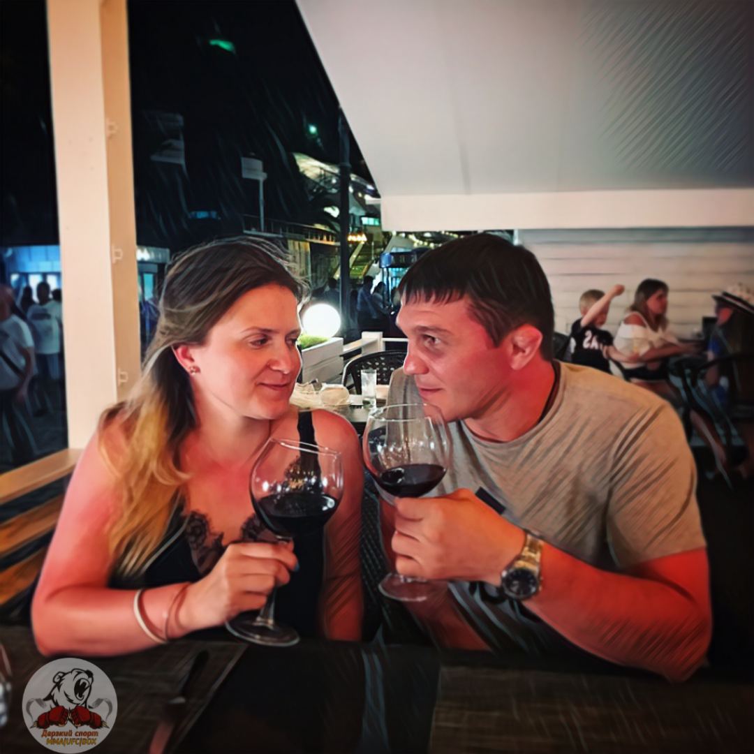 Со своей супругой Надеждой 