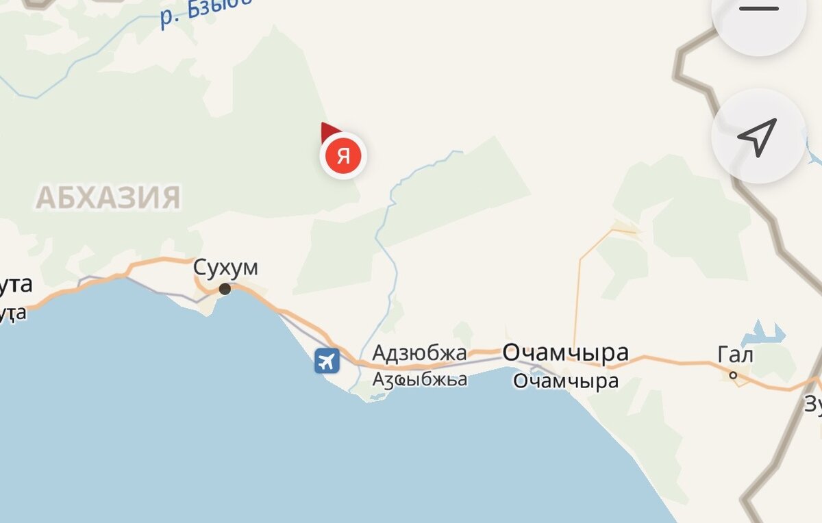 Скриншот Яндекс карт. Наше месторасположение.