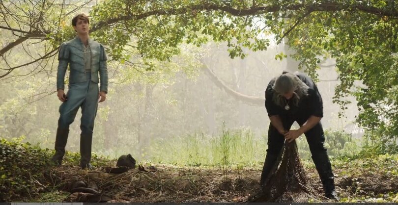 Геральт, который очень занят и невероятно рад встрече с Лютиком. Скриншоты из сериала, которые надо листать