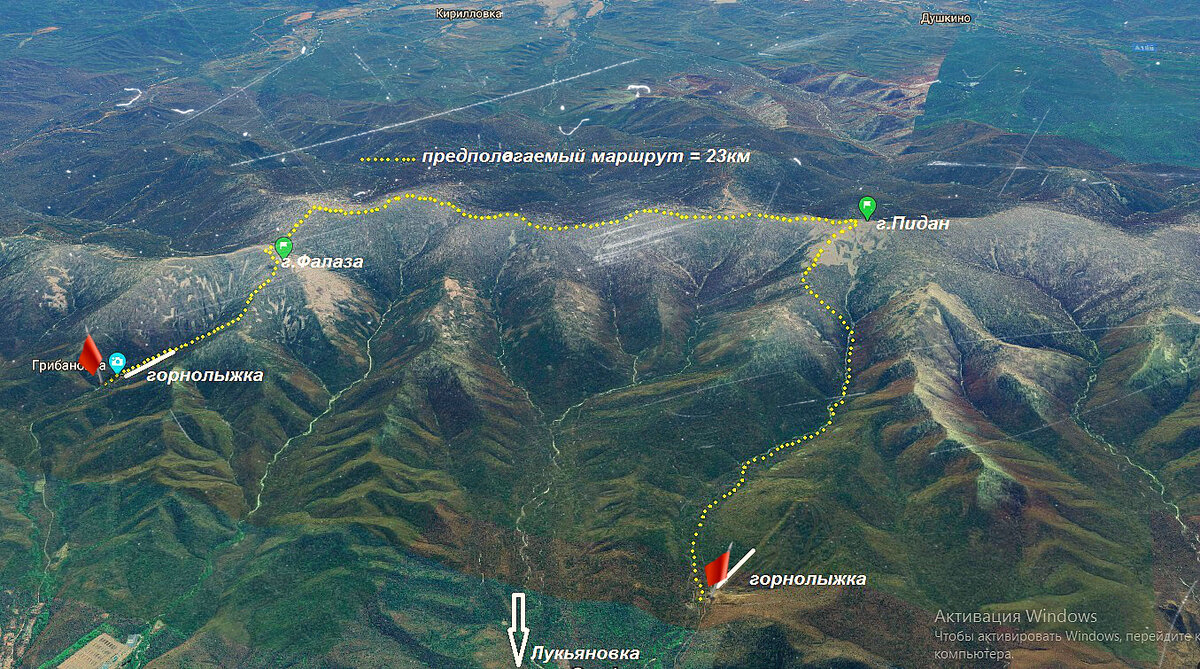 Гора Фалаза Приморский край ночлег