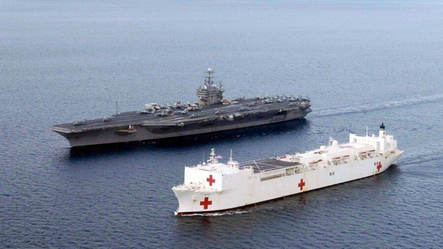 Те кто следят за новостями, наверное заметили новость про отправку госпитальных кораблей ВМС США на помощь в борьбе с коронавирусом.
