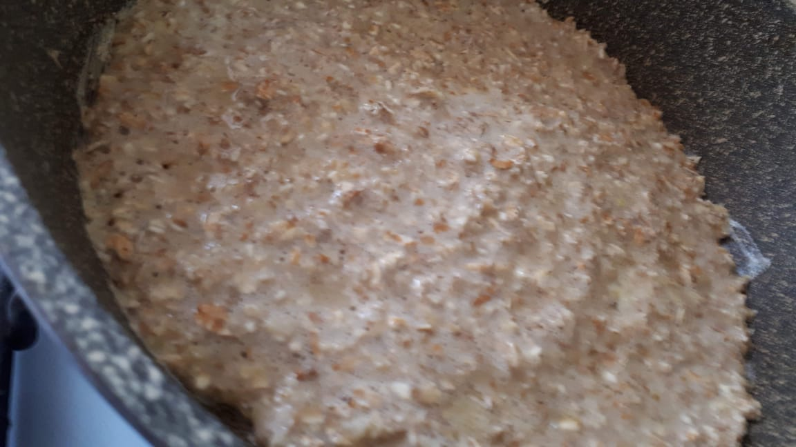 Грильяж из овсянки геркулеса