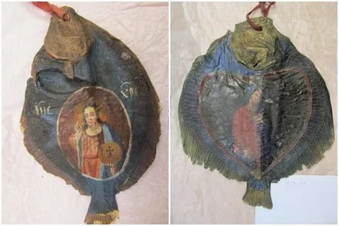Изображение Иисуса Христа на сушеной камбале. XIX в., Полтавская губ., Золотоношский уезд, с. Демки. Собиратель И.А. Зарецкий, 1906 г. https://im0-tub-ru.yandex.net/i?id=ba4150779c0e09deac38a8c7fbf8de4c&n=13
