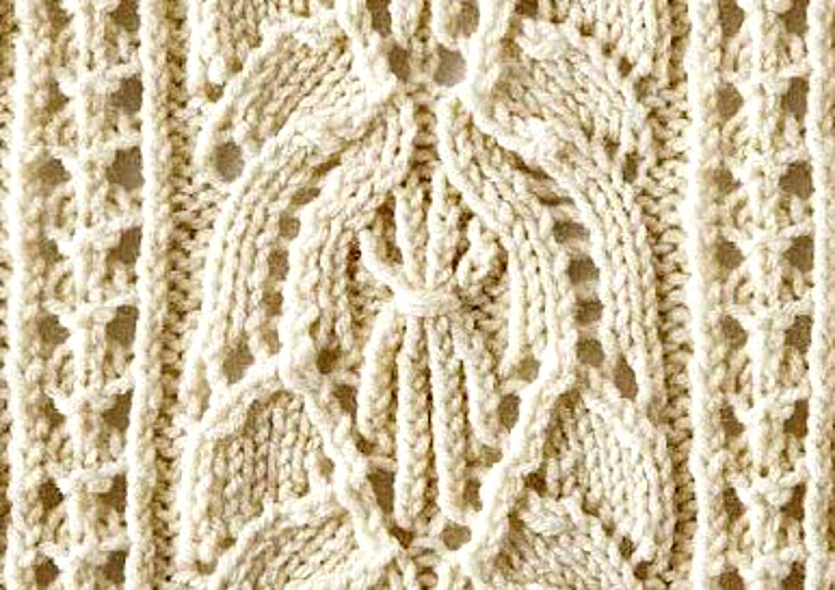 Узор №2 и схема к нему. Листайте галерею, чтобы посмотреть схему.