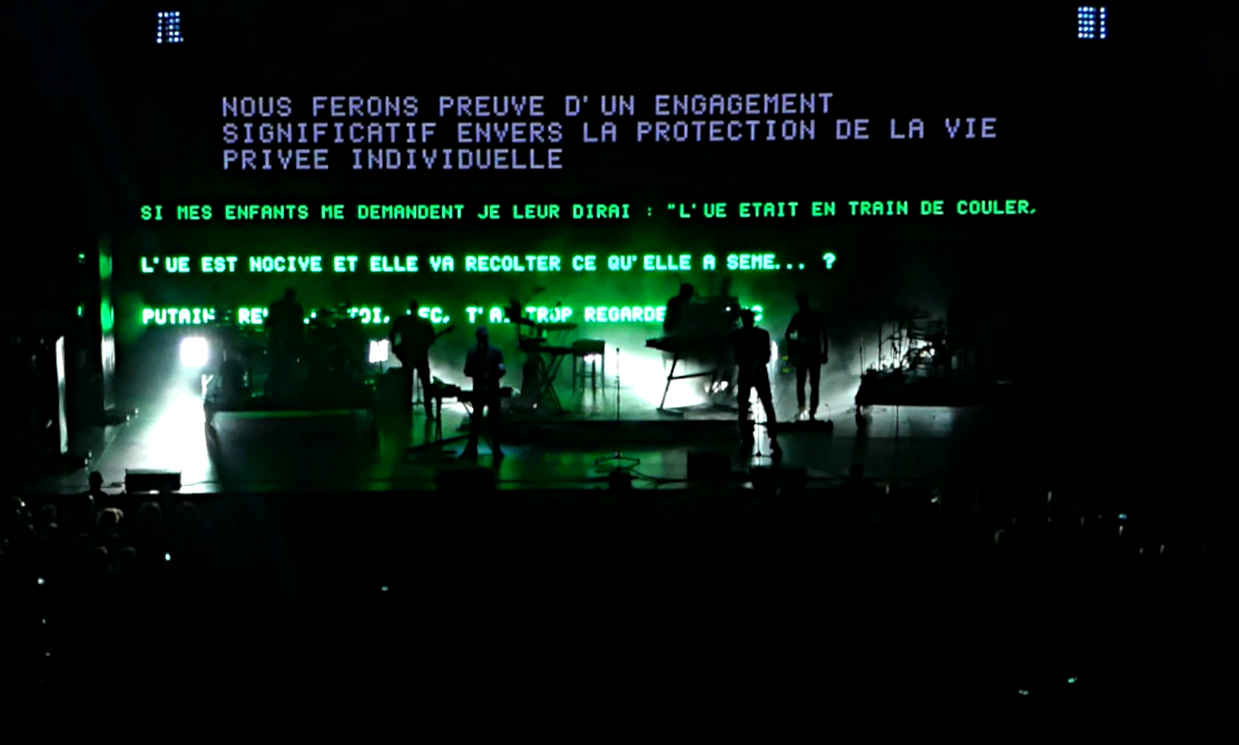 Концерт Massive Attack в немецком Кёльне.