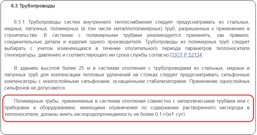 Многие не знают, но полипропилен, армированный стекловолокном, в большинстве случаев использовать нельзя (СНиП 41-01-2003)2