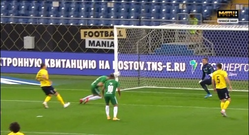 Ростов - Маккаби Хайфа 1-1. Картинка с трансляции на Матч-ТВ