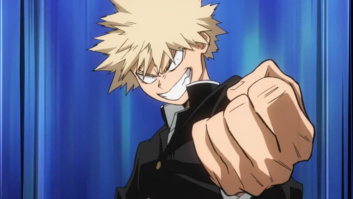 Использованы кадры из аниме "Моя геройская академия";