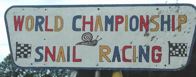 перевод: Мировой Чемпионат по Улиточным Бегам; Англия, графство Норфолк