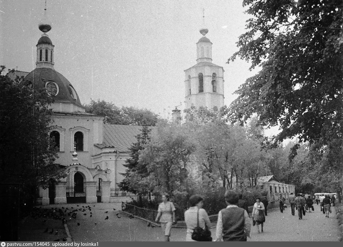 Храм Всех Святых во Всехсвятском, 1980 - 1982 г. Фото И. Нагайцева.