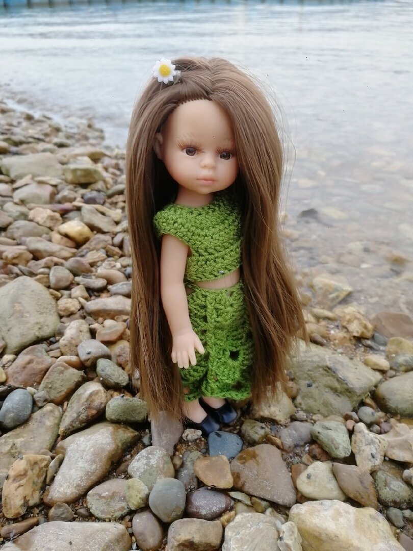 Юбка и топ \"Сочная зелень\" для леди Дейзи: описание для мини-подружек ...