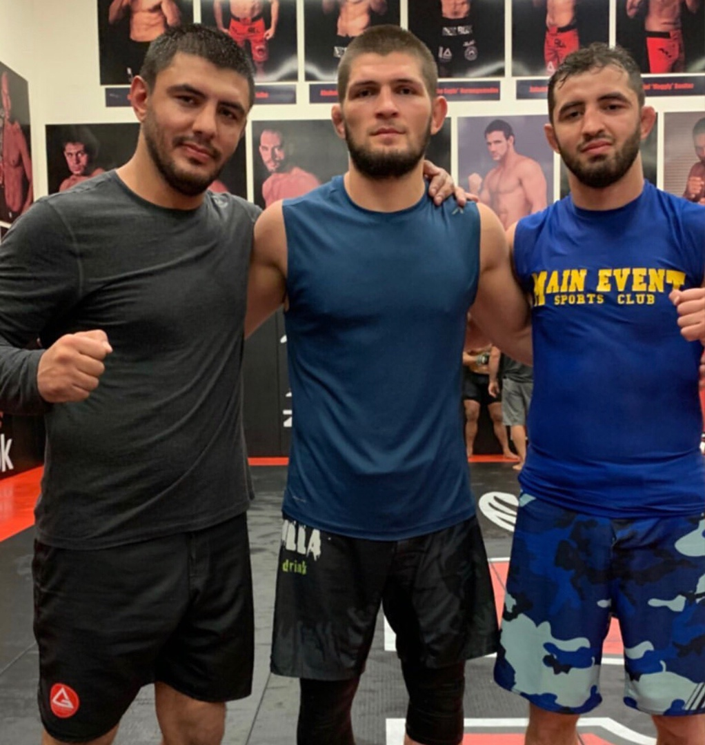 Хабиб Нурмагомедов и его армянские друзья - бойцы братья Шолинян, Людвиг и Вардан