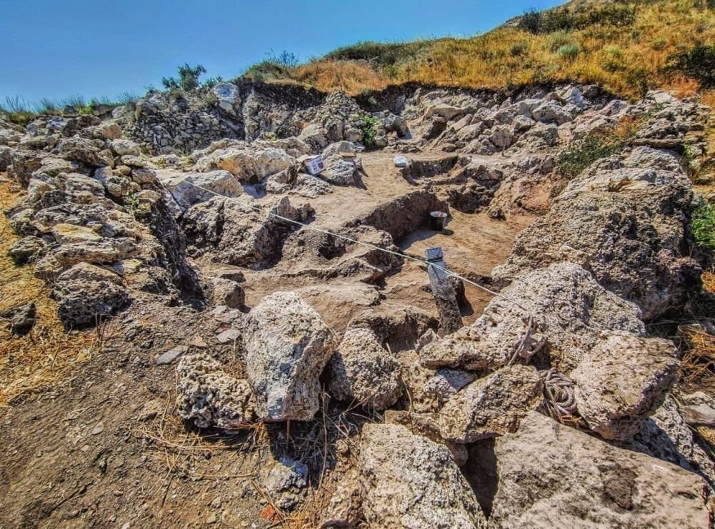 На раскопках поселения Каменской культуры "Глейки-2". Источник: вести-крым