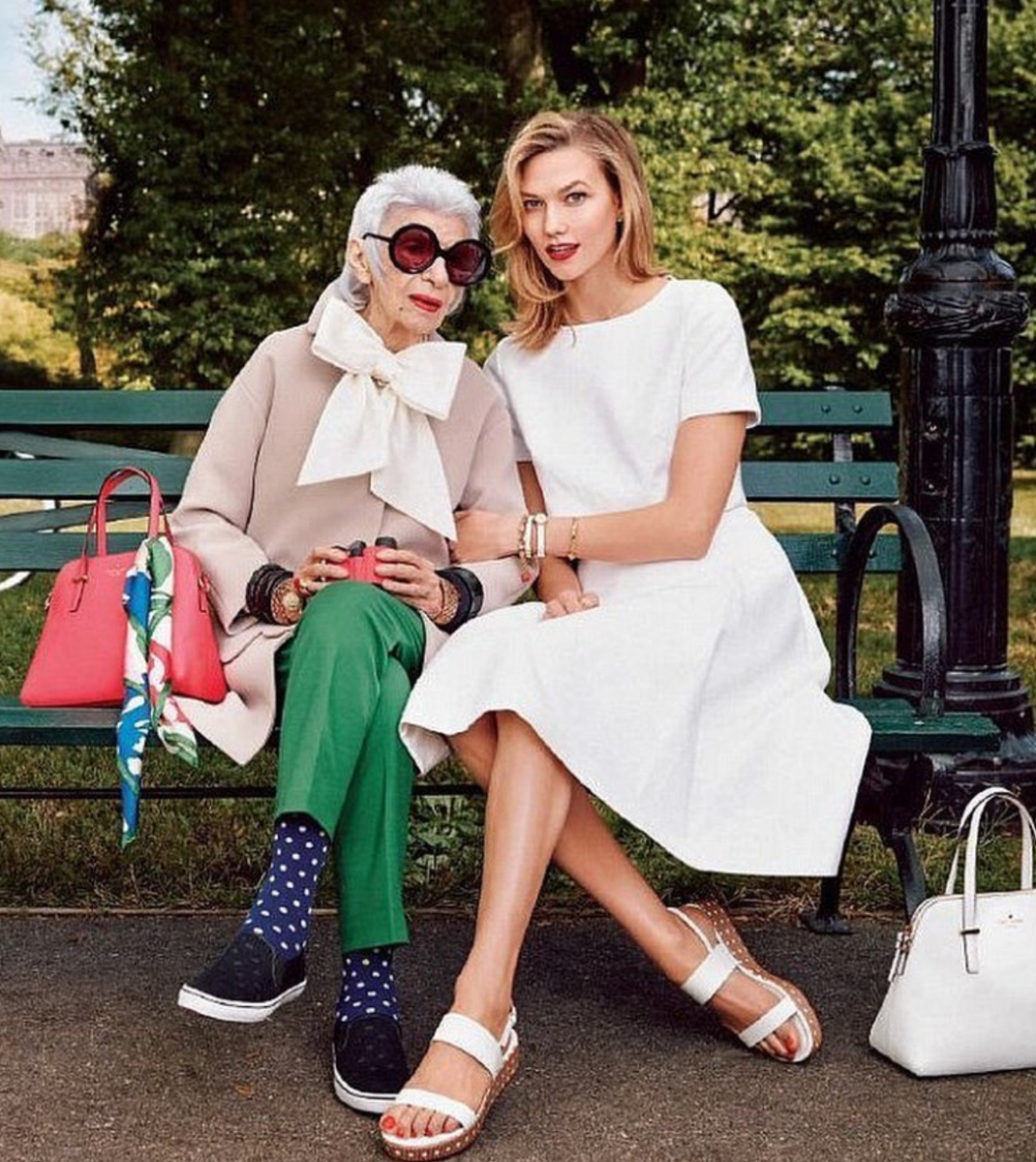 Credit https://www.instagram.com/iris.apfel/