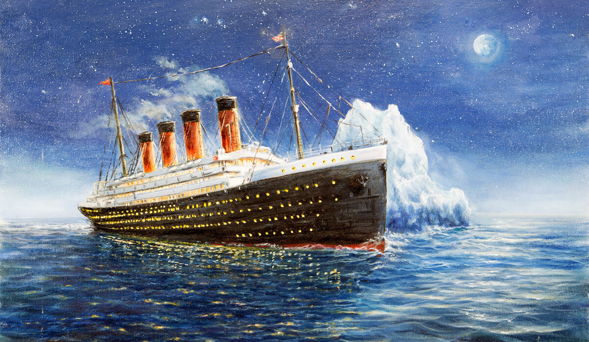 Гибель Титаника: почему огромный корабль не пережил столкновение с  айсбергом? | МИР НАУКИ: интересное вокруг | Дзен
