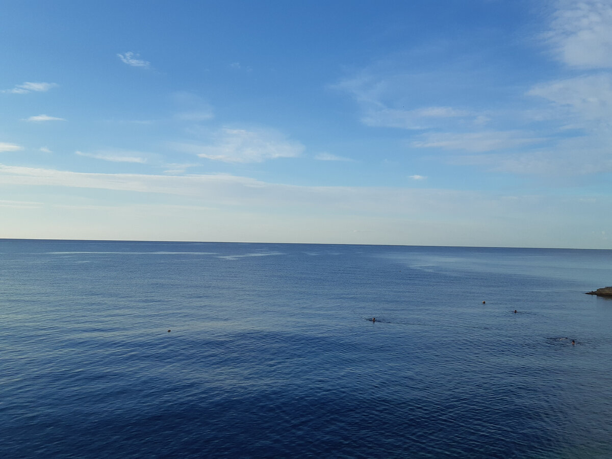 Бескрайняя морская гладь