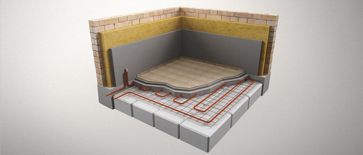 Монтаж водяного теплого пола своими руками