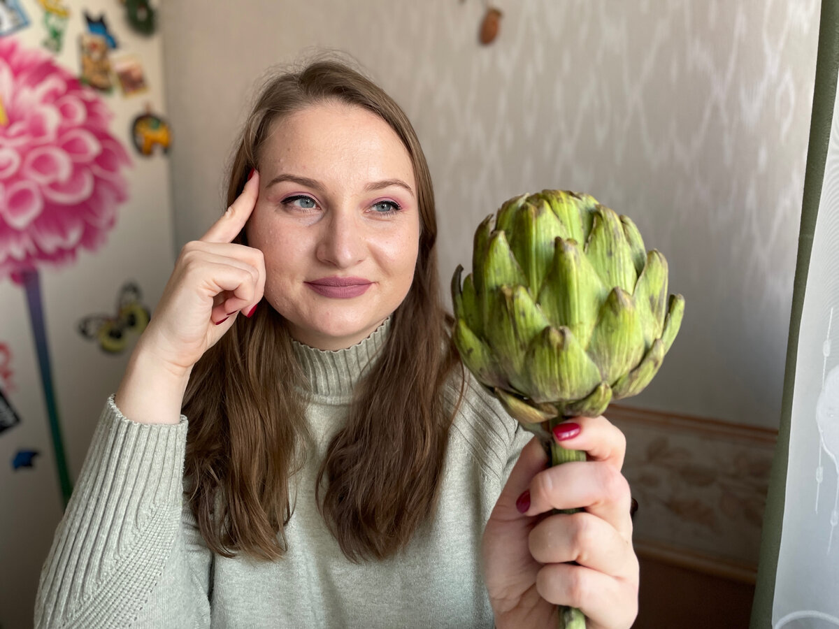 Увидела на полках магазина цветочек и приготовила из него изысканное блюдо.  Рассказываю, как готовить и с чем есть артишок | Мария Нефедова | Дзен