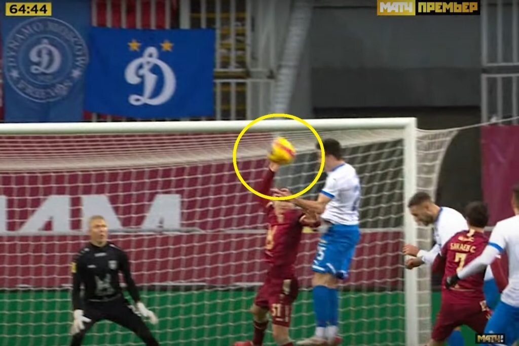Скриншот с трансляции matchtv.ru