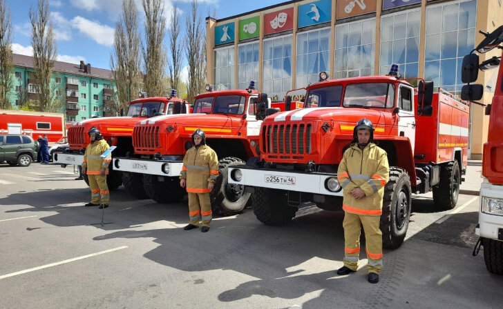    Пожарные Курской области получили новую лесопожарную технику