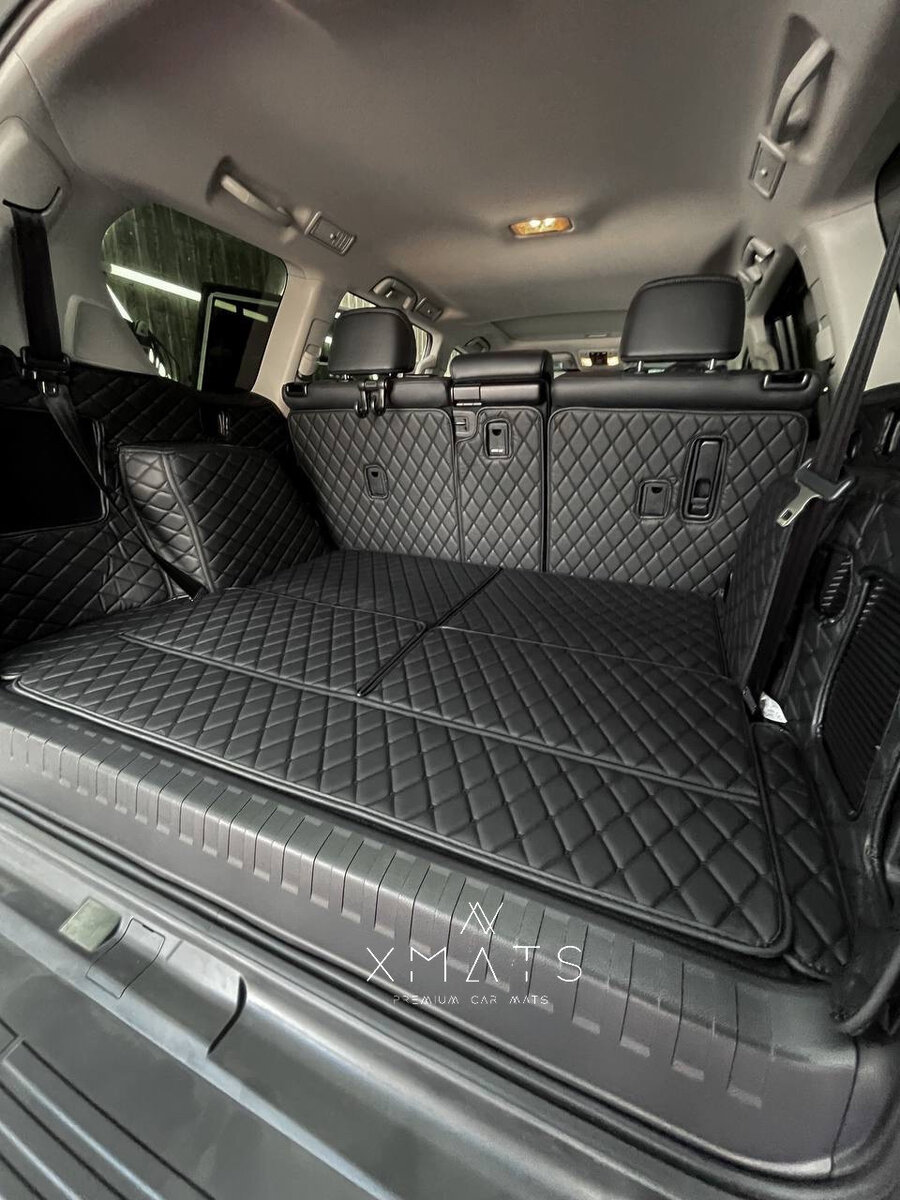 Коврики из экокожи на Toyota Land Cruiser Prado 150 7 мест