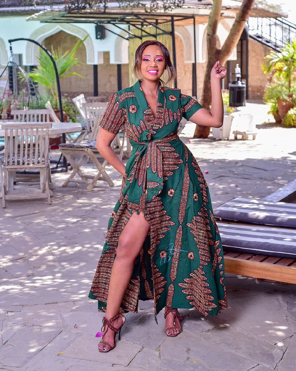 Платье из китенге