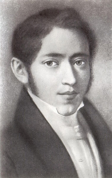 Николай Платонович Огарев. Портрет работы неизвестного художника, около 1830 года