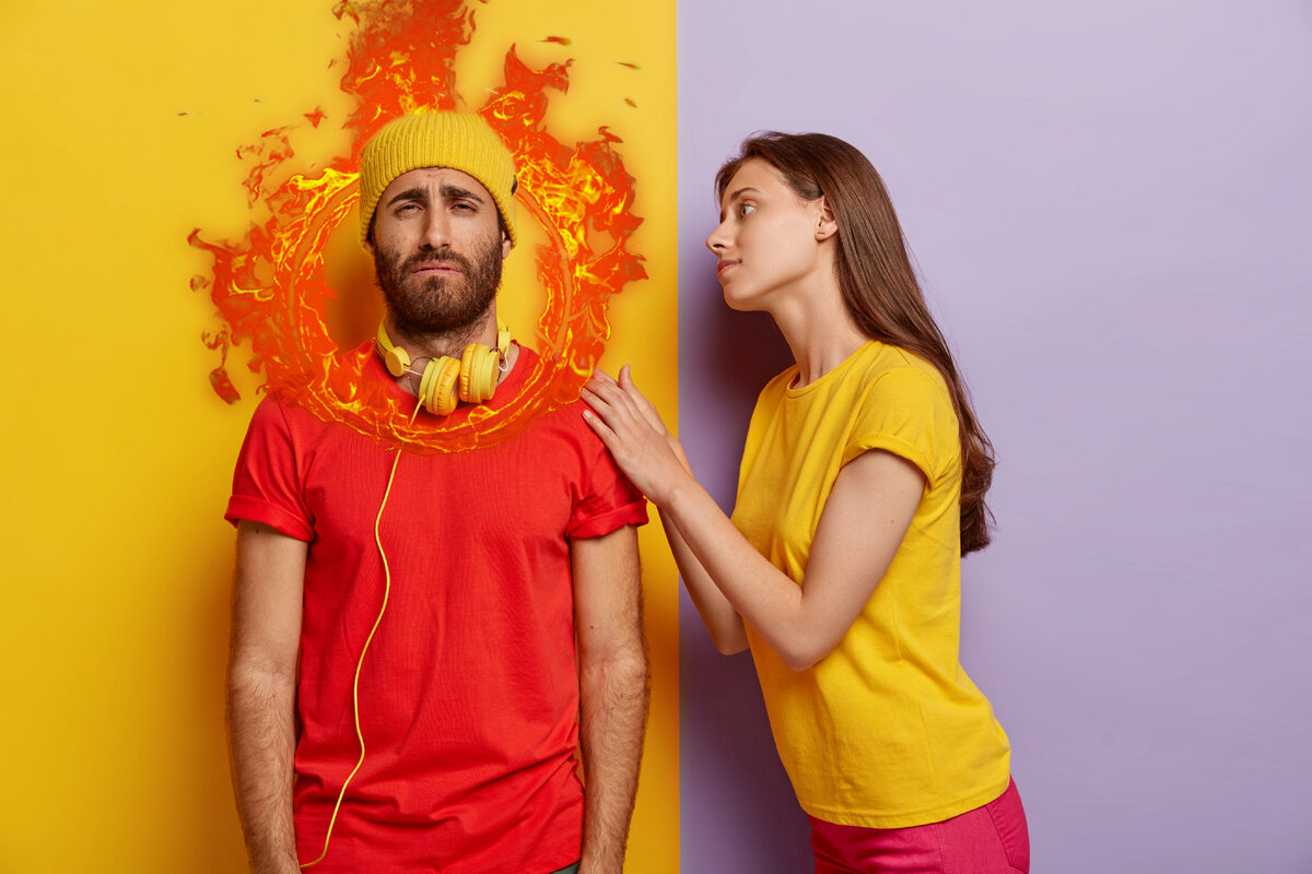 Как мы эмоционально выгораем от любви: напряжение, стресс, реакция на стресс. Источник фото: freepik +доработка психолога Петра Галигабарова