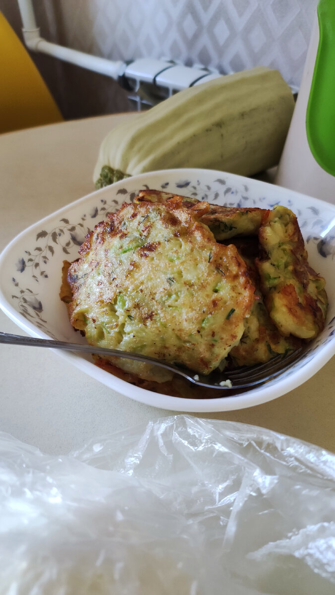 Кабачковые оладушки