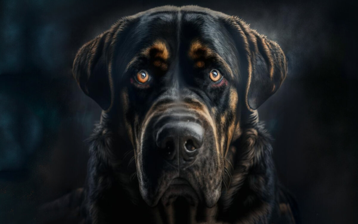 Собаку запинали в лифте.  Фото: Изображение сгенерировано нейросетью Kandinsky 2.1