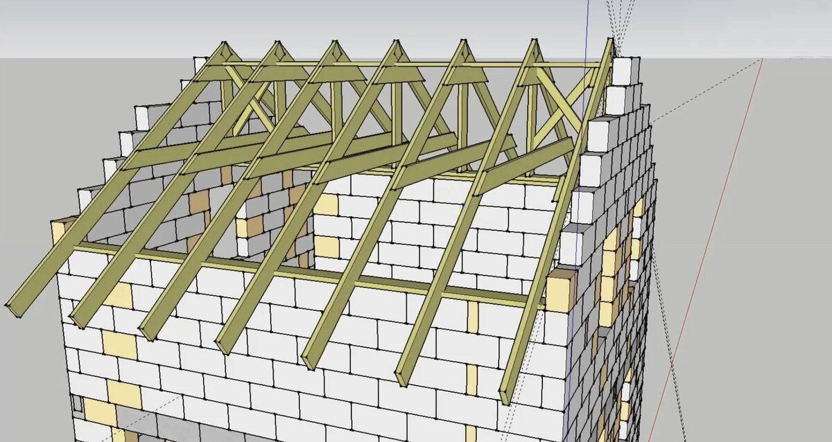 Дом начинается с крыши.