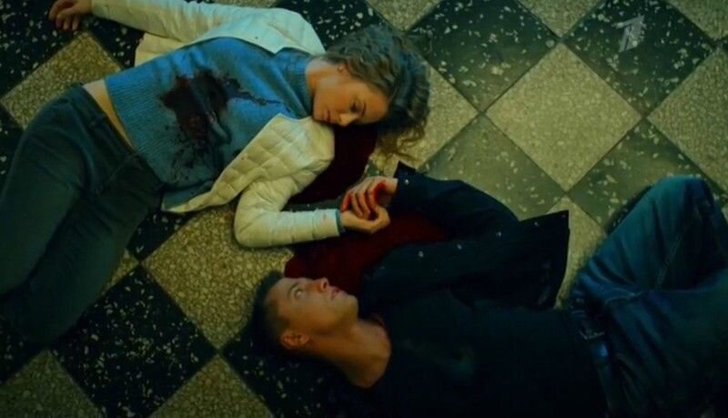 Кадр из финальной серии 3-го сезона сериала «Мажор»