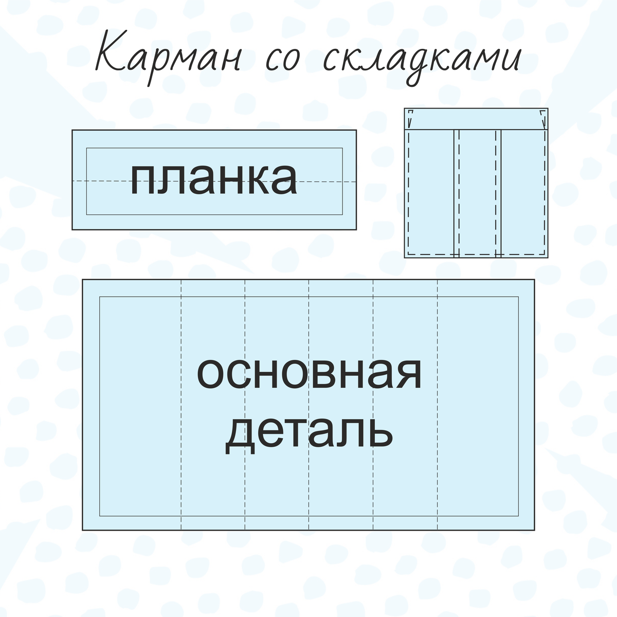 накладной карман «портфель» | Творческая мастерская Ангел А