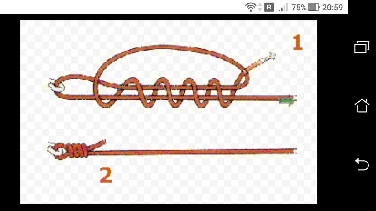 Как завязать леску на браслете