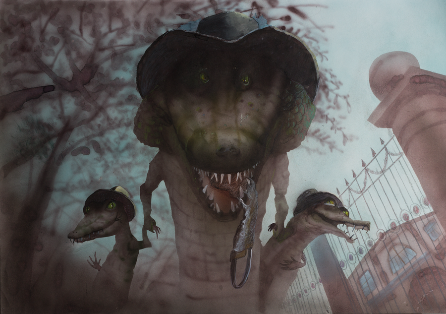 Юлия Гукова, 2019 бумага, акварель, чернила, цветной карандаш