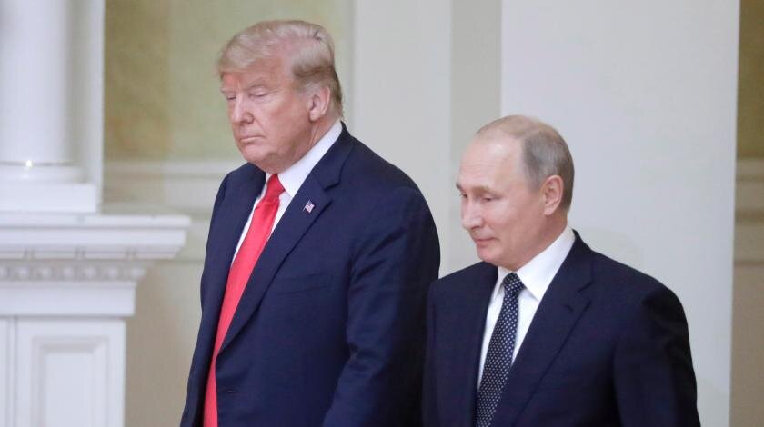 Владимир Путин и Дональд Трамп. Фото: Михаил Метцель/ТАСС