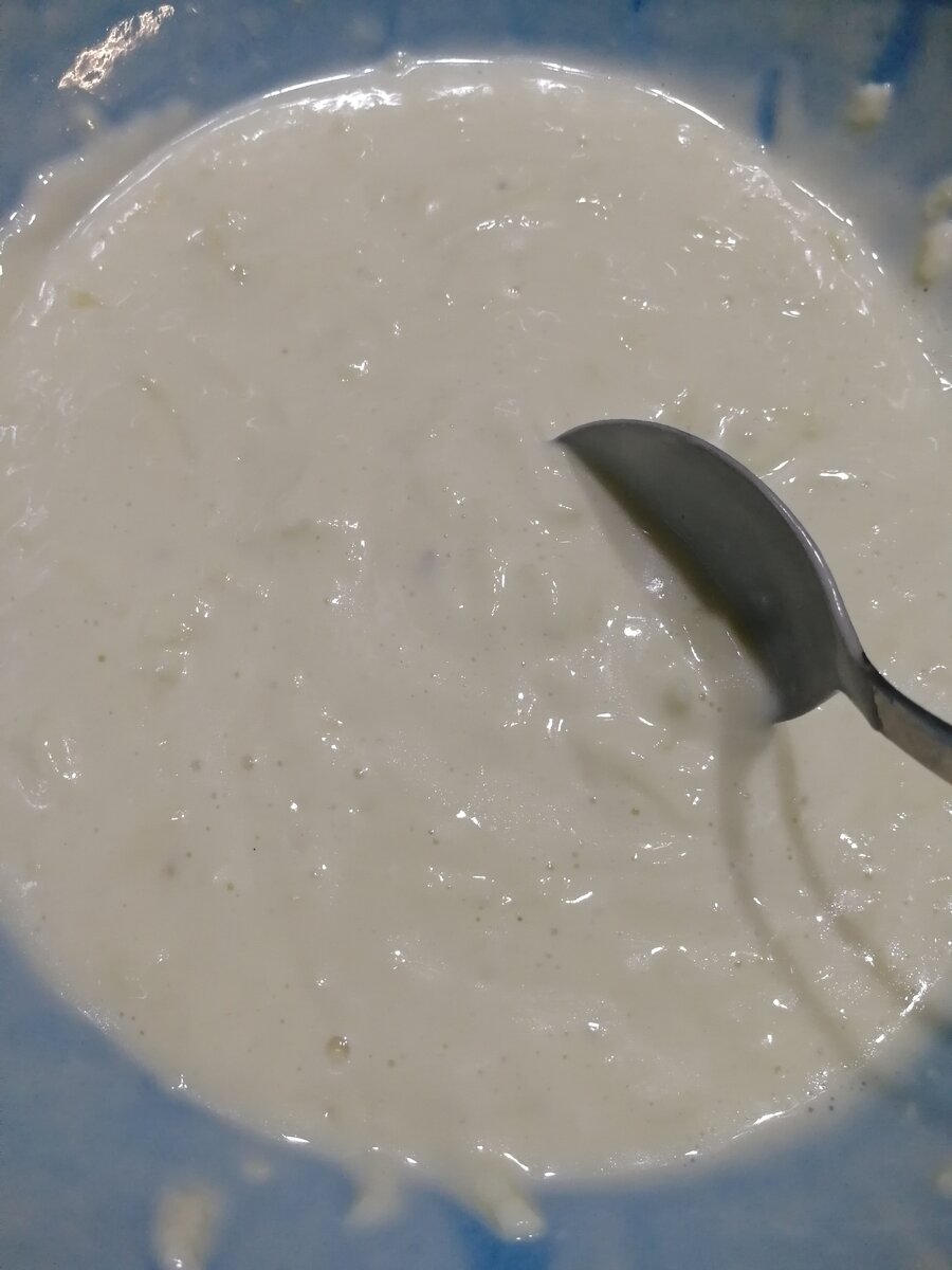 Получилось вот такое тесто